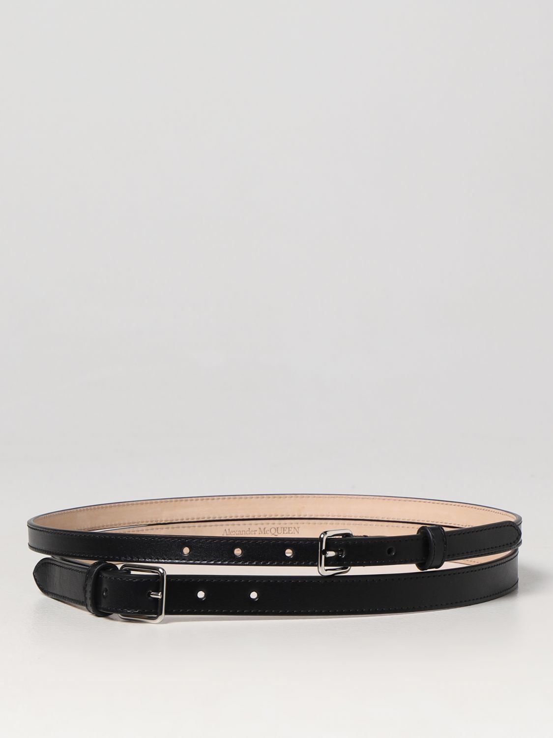 Alexander McQueen Belt ALEXANDER MCQUEEN Woman colour Black