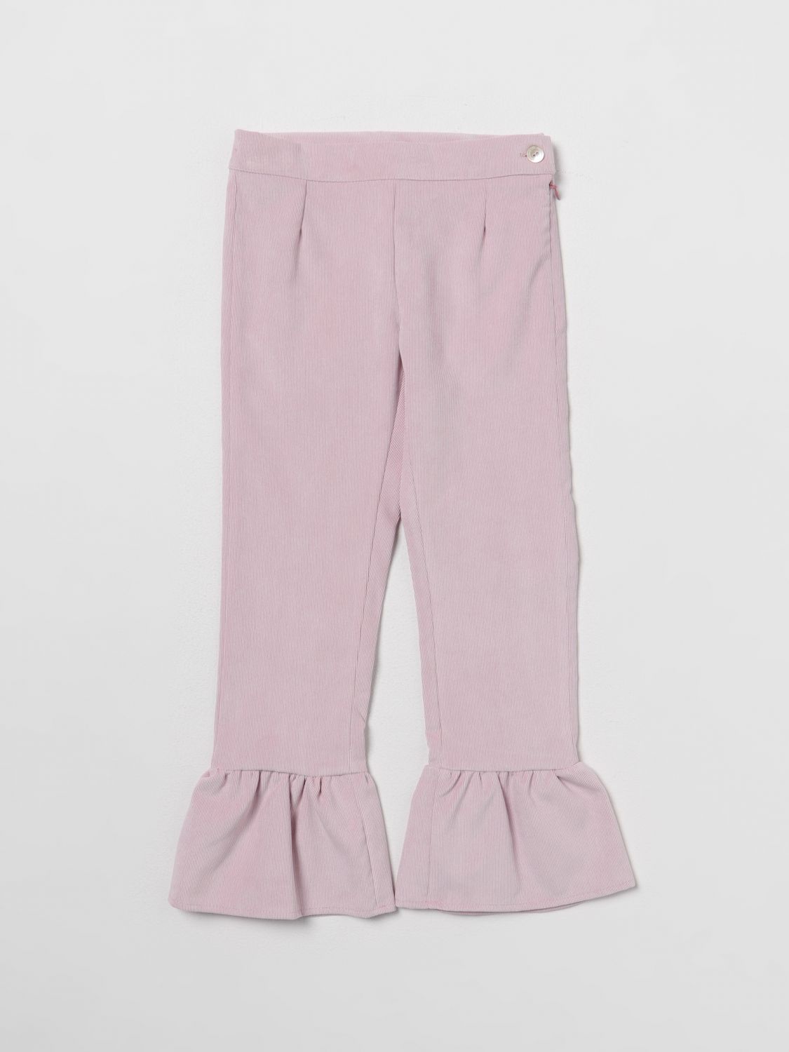 La Stupenderia Trousers LA STUPENDERIA Kids colour Pink