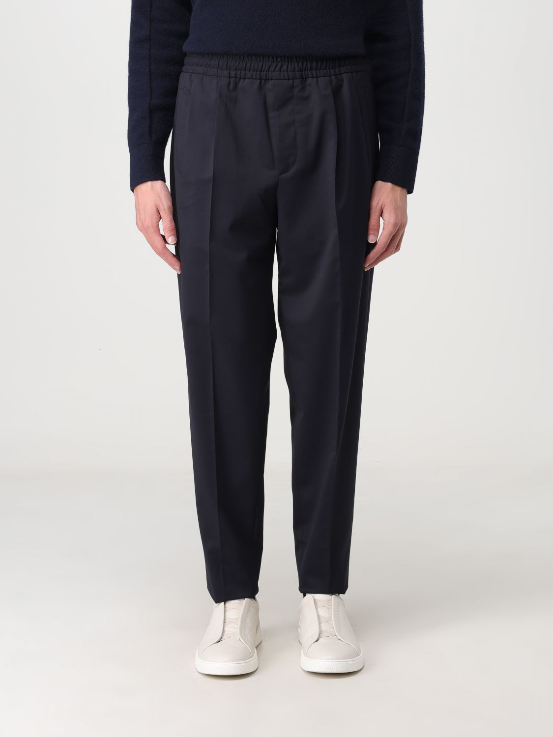 zegna Trousers ZEGNA Men colour Blue