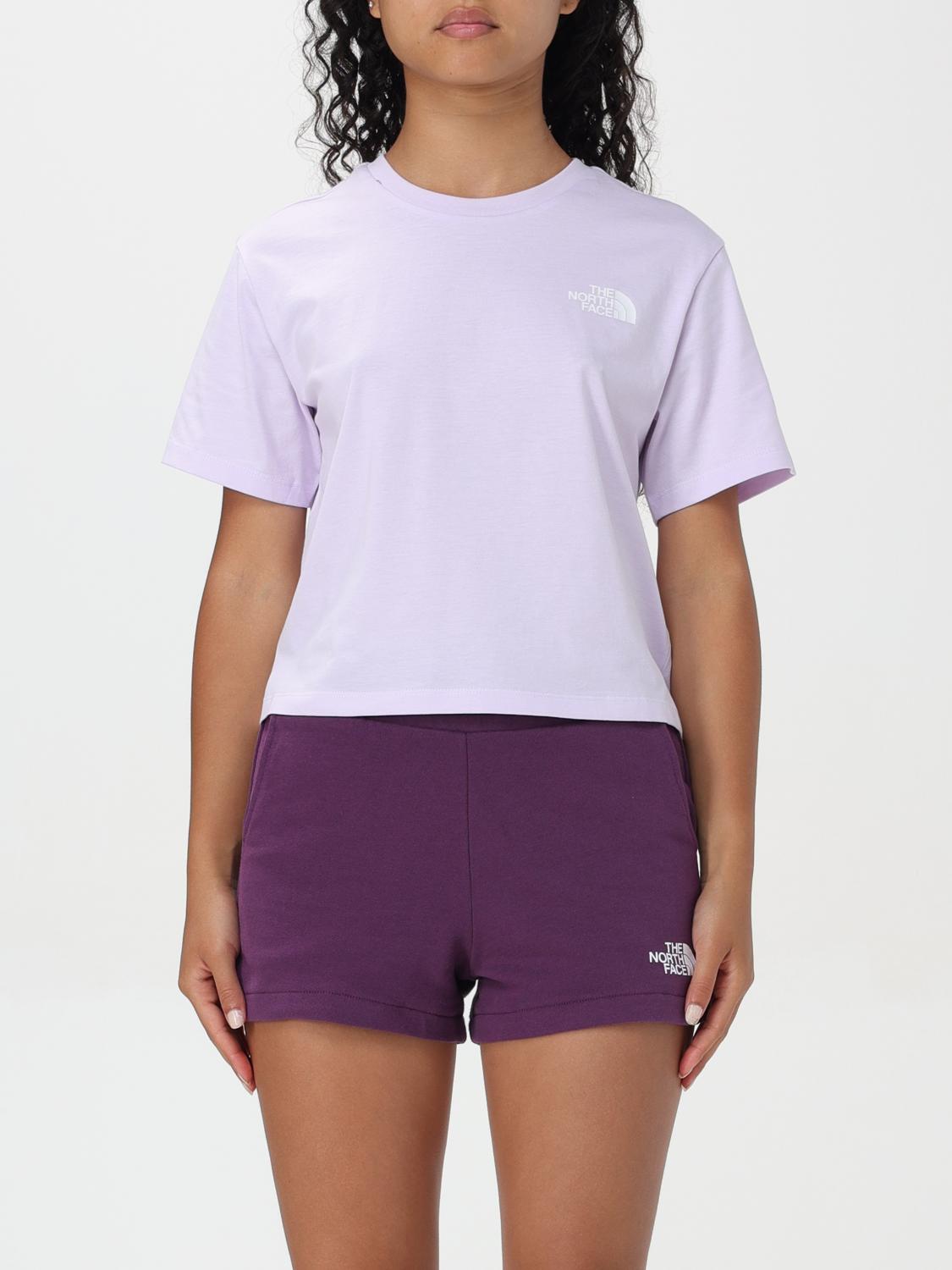 The North Face T-Shirt THE NORTH FACE Woman color Lilac