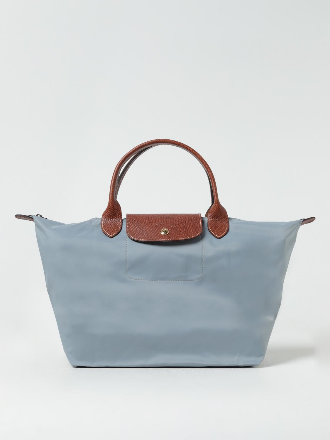  Longchamp Le Pliage recycled nylon and leather bag