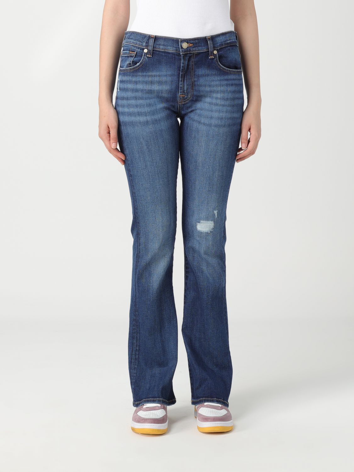 7 For All Mankind Jeans 7 FOR ALL MANKIND Woman colour Blue