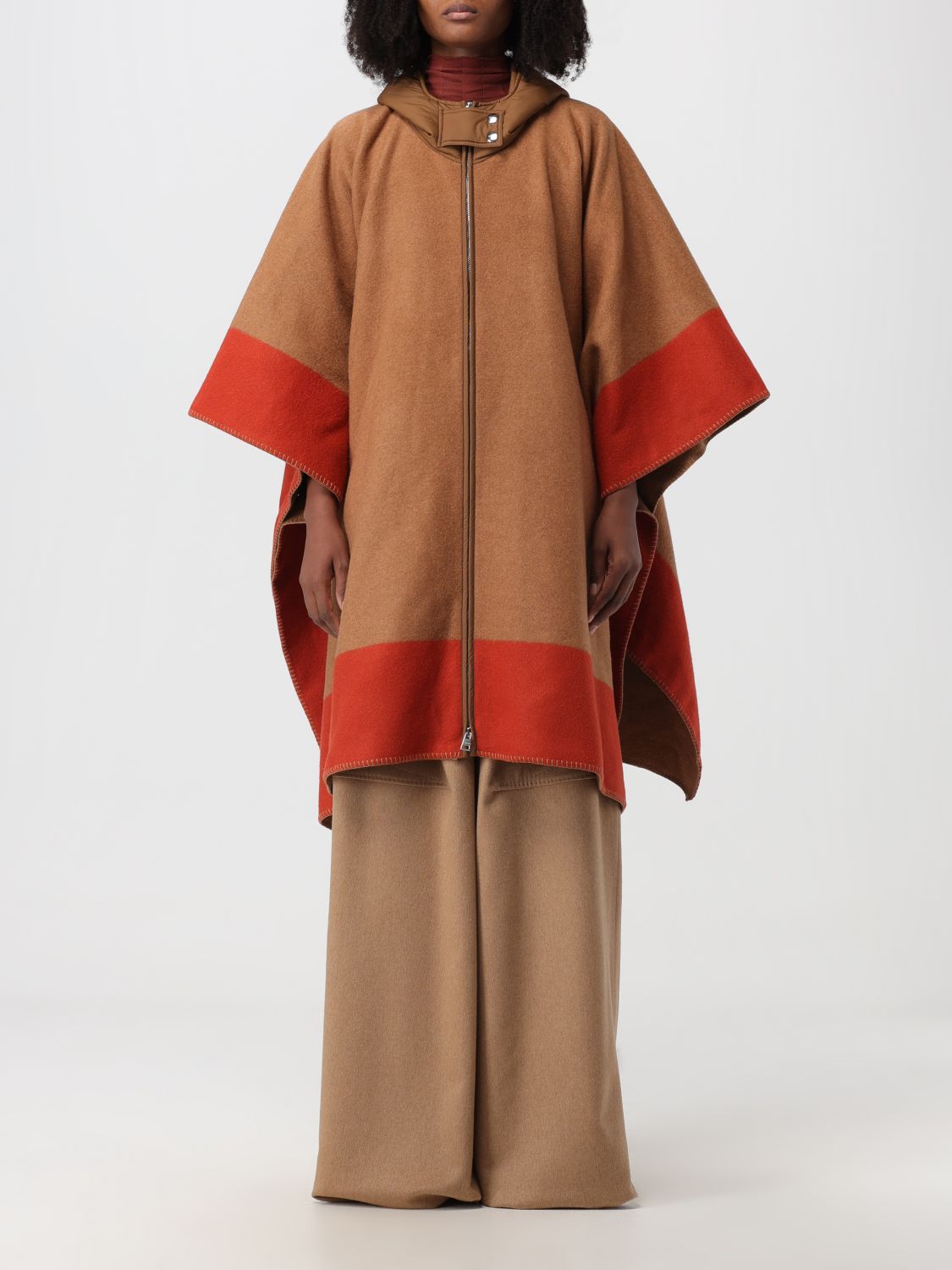 Etro Cloak ETRO Woman colour Camel