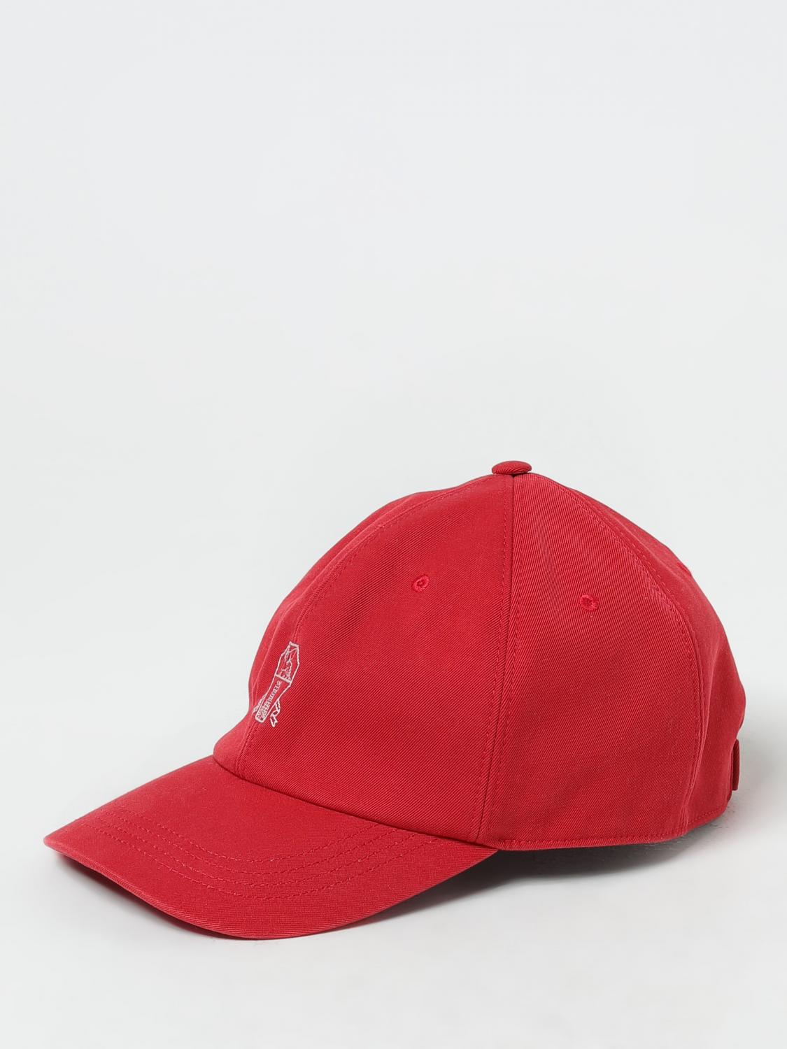 Brunello Cucinelli Hat BRUNELLO CUCINELLI Men colour Red