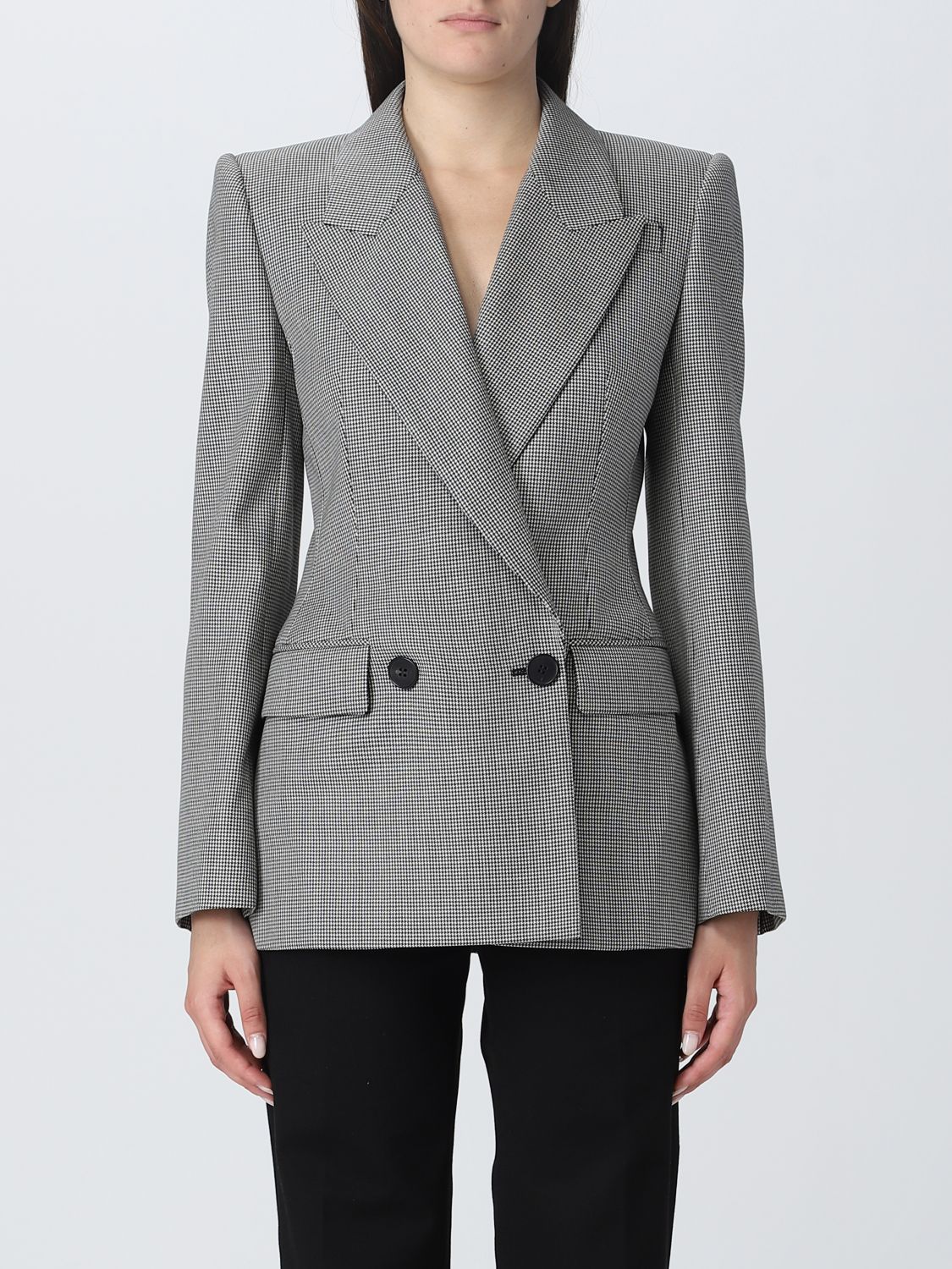 Alexander McQueen Blazer ALEXANDER MCQUEEN Woman colour Black