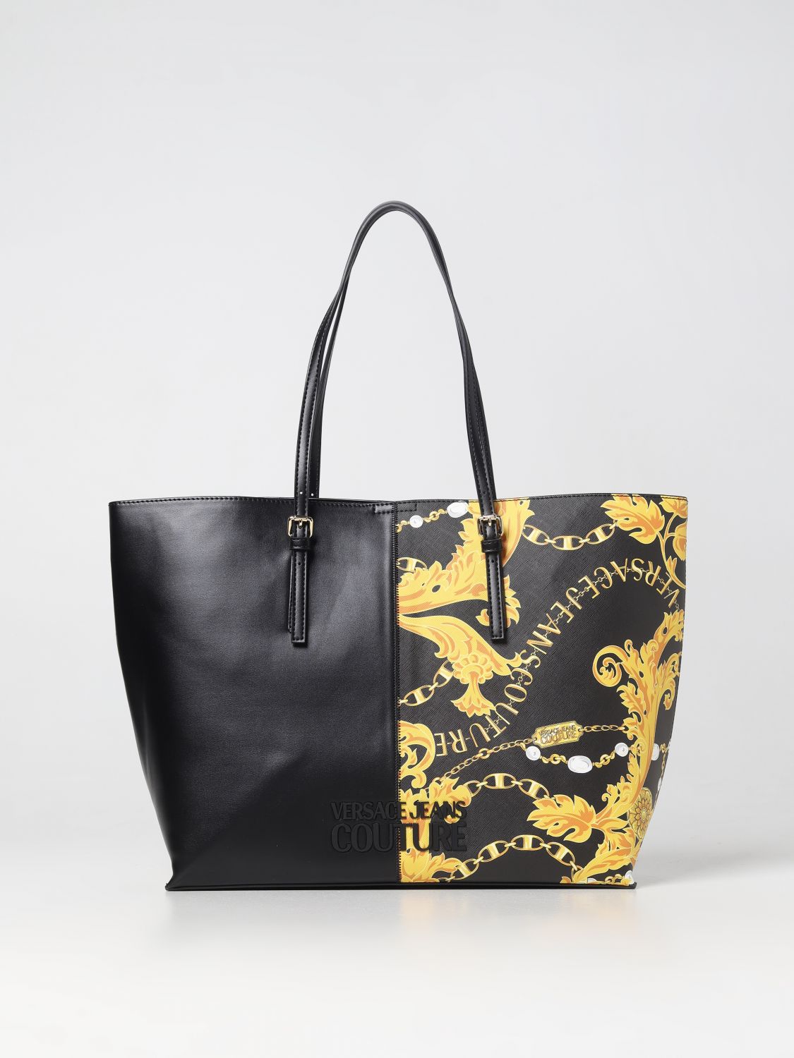 Versace Jeans Couture Tote Bags VERSACE JEANS COUTURE Woman colour Black