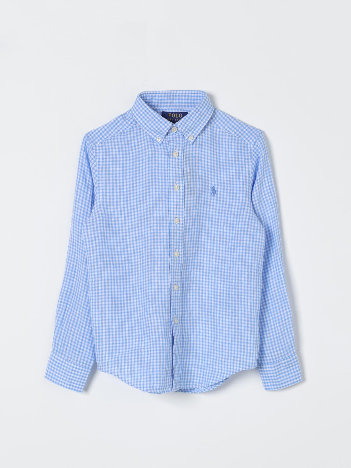 Polo Ralph Lauren Shirt POLO RALPH LAUREN Kids color Gnawed Blue