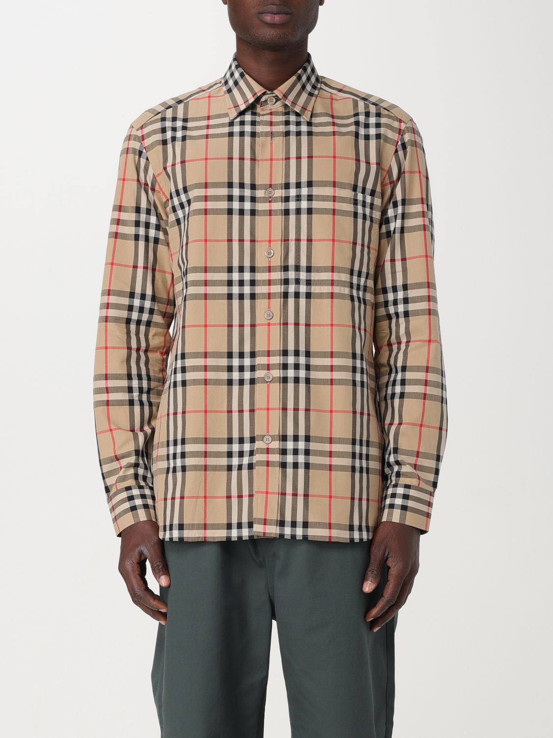 Burberry Shirt BURBERRY Men colour Beige