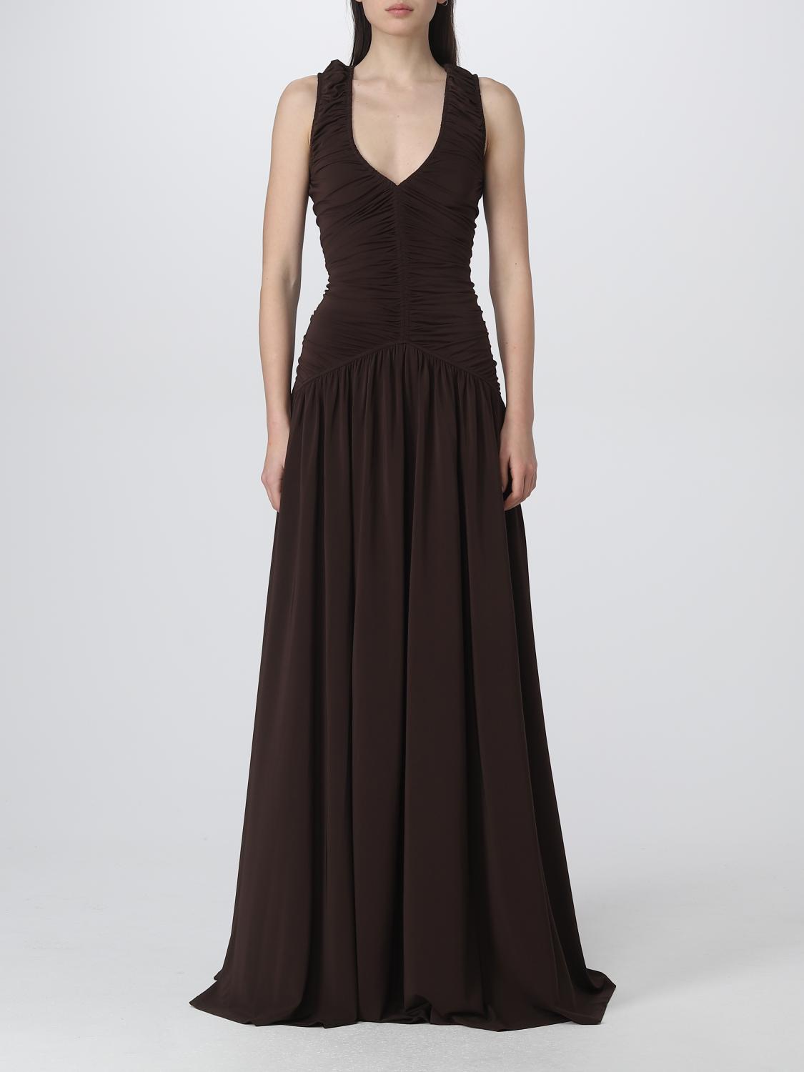 N° 21 Dress N° 21 Woman colour Brown