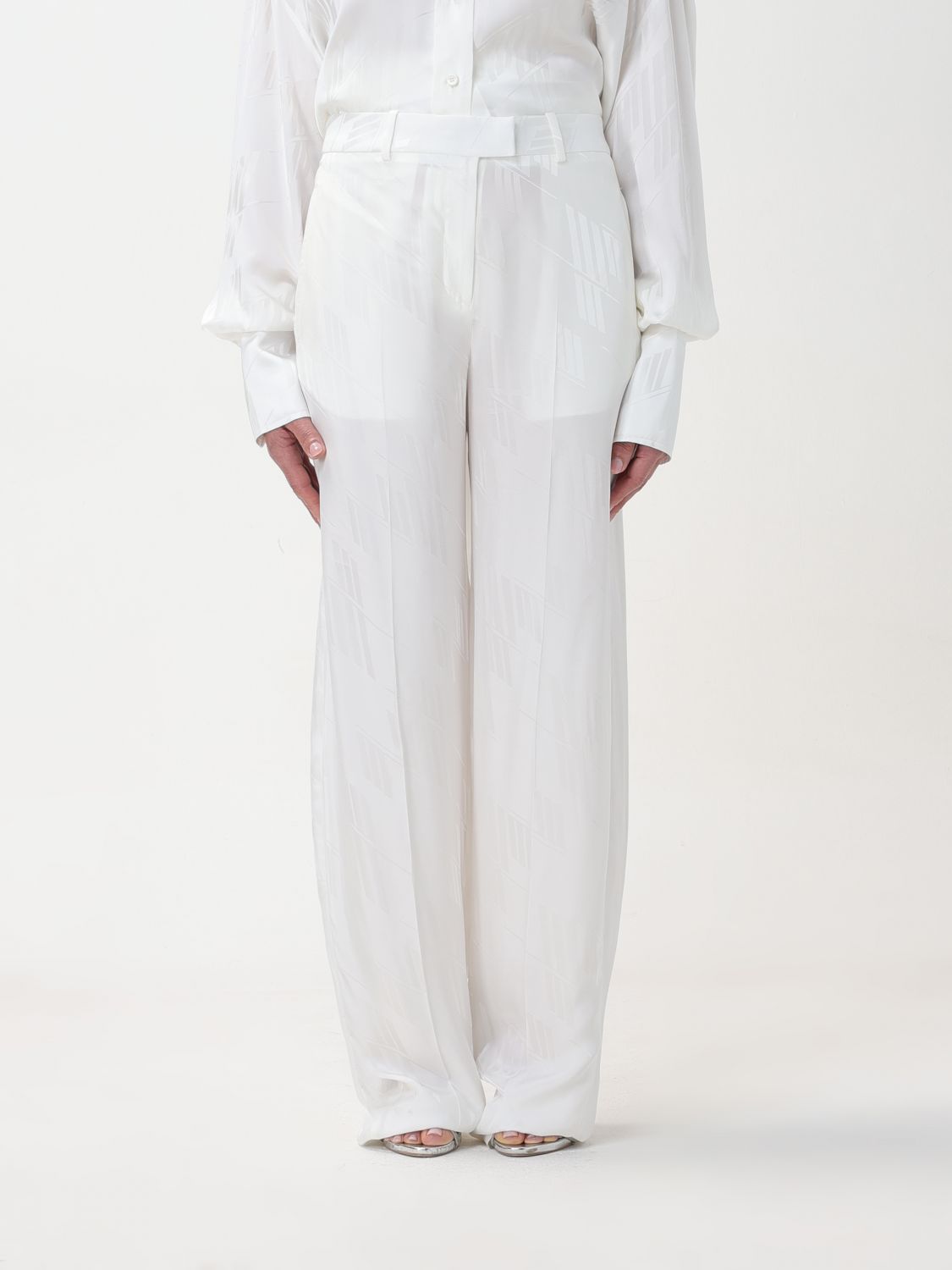 The Attico Trousers THE ATTICO Woman colour White