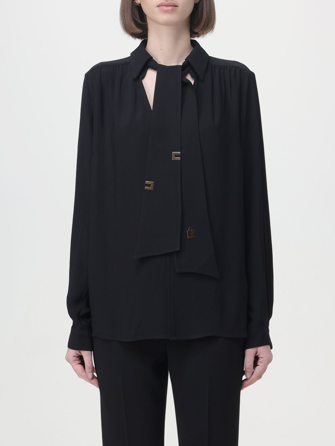 Elisabetta Franchi Shirt ELISABETTA FRANCHI Woman colour Black