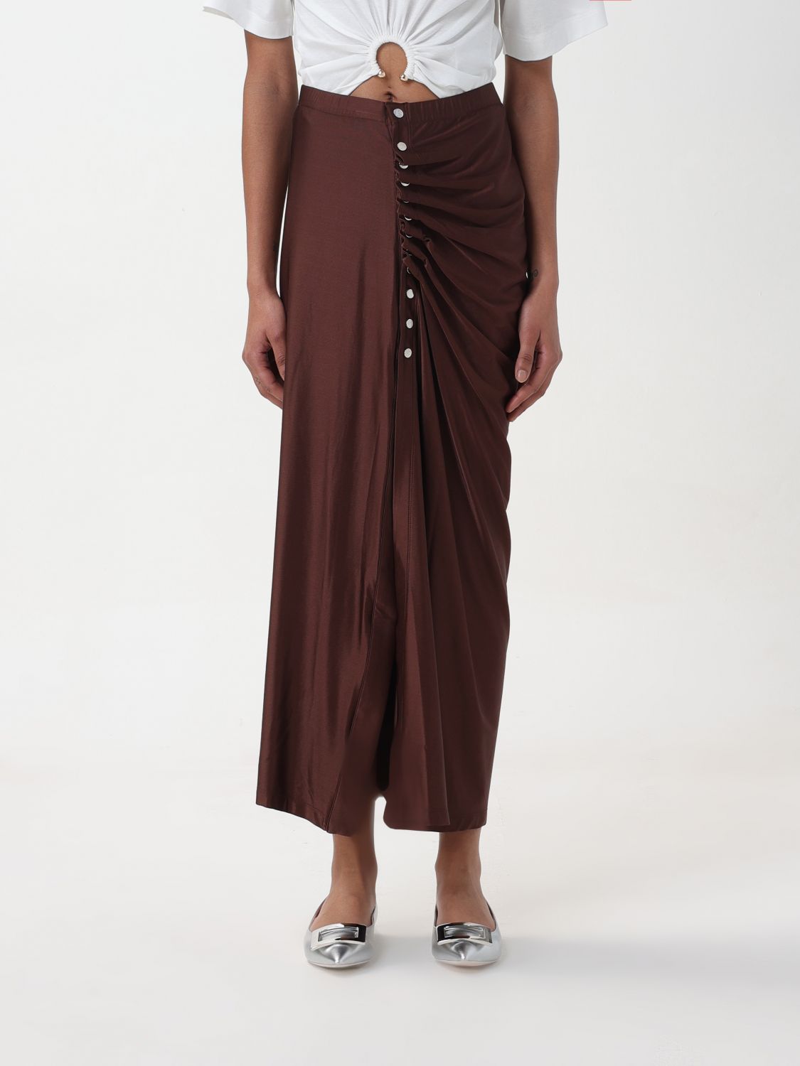 Rabanne Skirt RABANNE Woman colour Brown