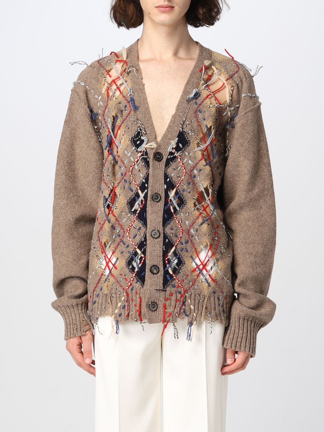 Maison Margiela Cardigan MAISON MARGIELA Men colour Brown