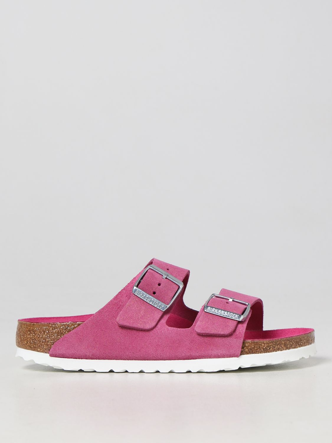 Birkenstock Flat Sandals BIRKENSTOCK Woman colour Fuchsia