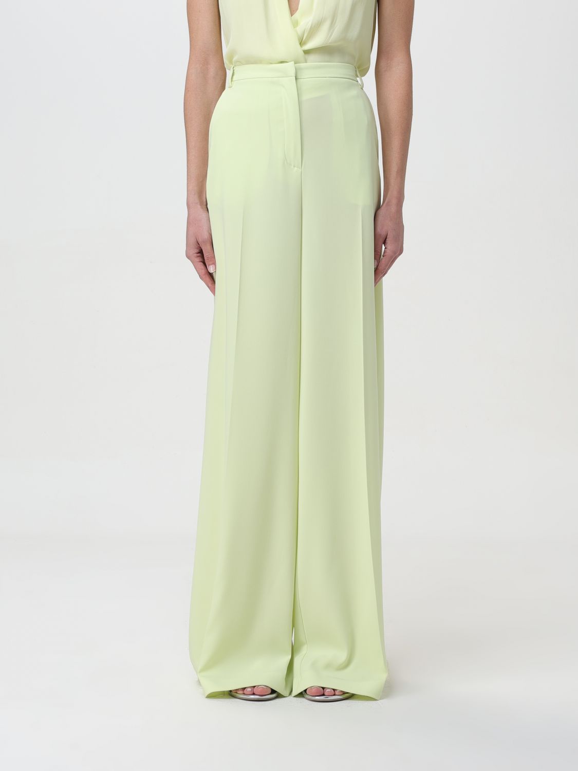 Patrizia Pepe Trousers PATRIZIA PEPE Woman colour Lime