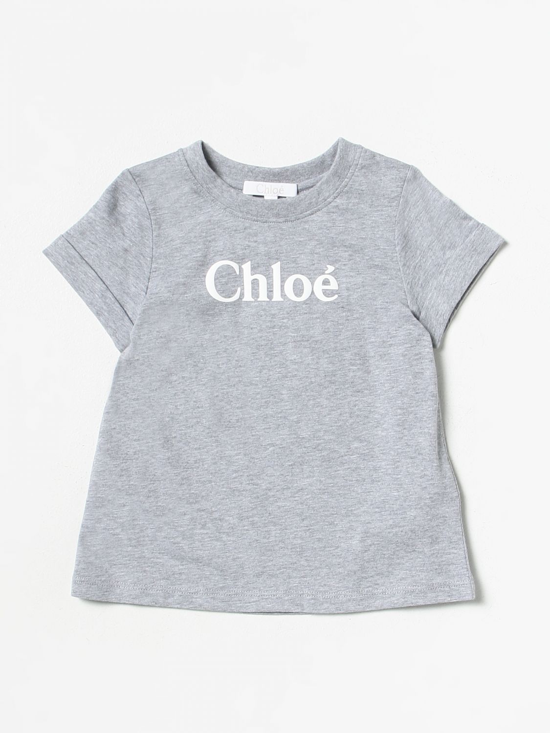 Chloé T-Shirt CHLOÉ Kids colour Grey