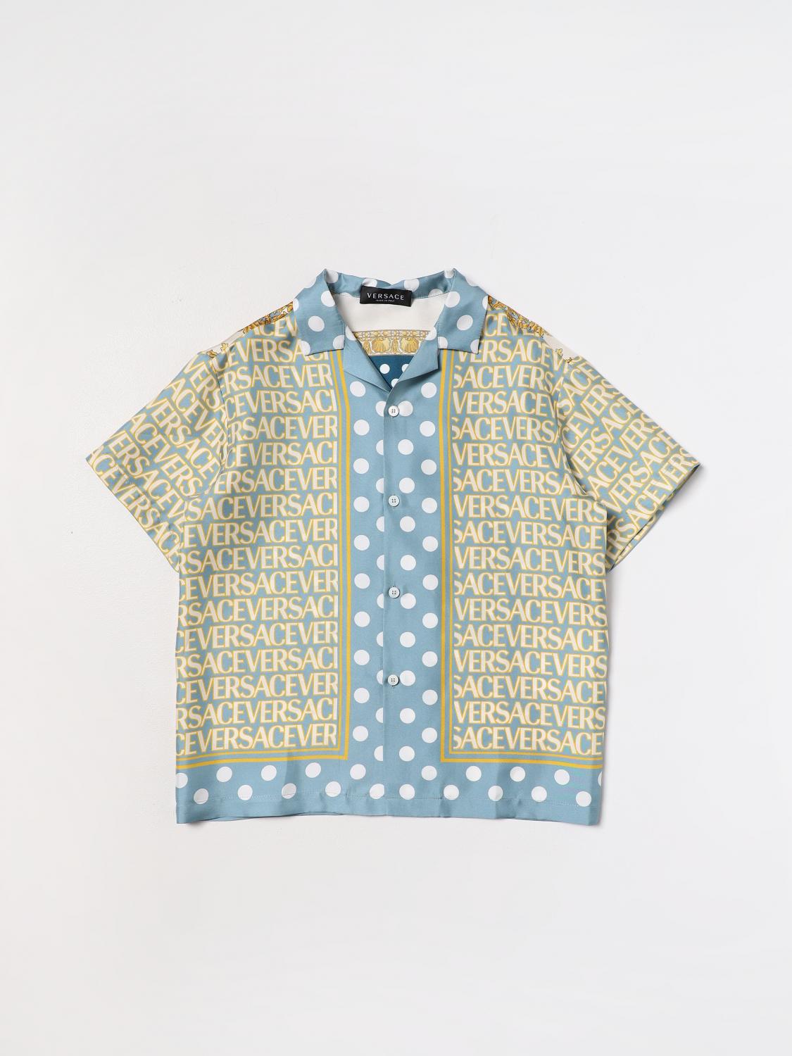 Young Versace Shirt YOUNG VERSACE Kids colour Gnawed Blue