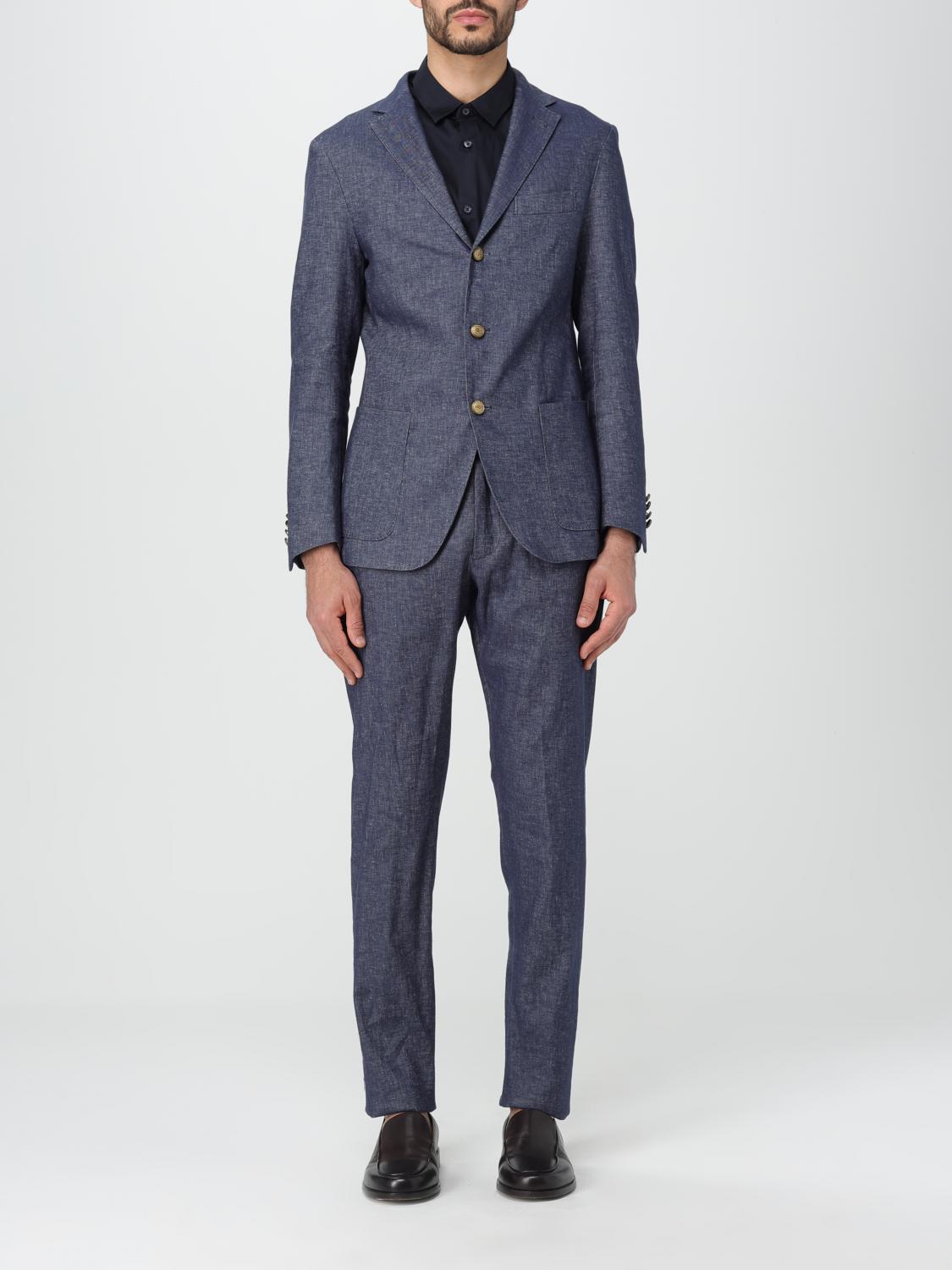 Eleventy Suit ELEVENTY Men colour Blue