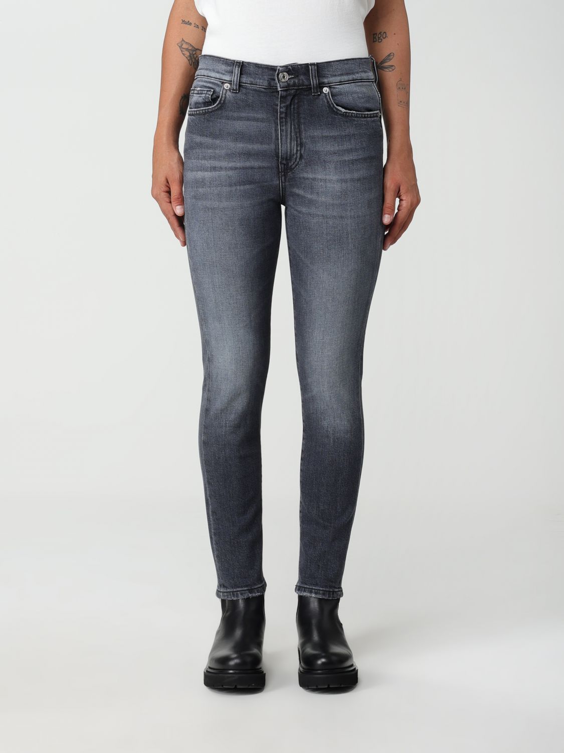 Grifoni Jeans GRIFONI Woman colour Charcoal