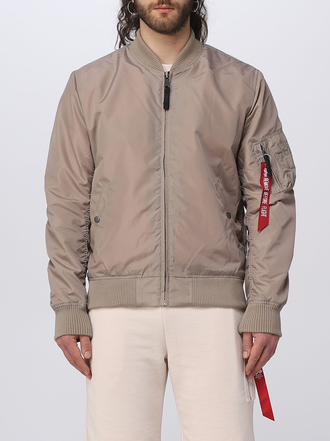 Alpha Industries Jacket ALPHA INDUSTRIES Men colour Beige