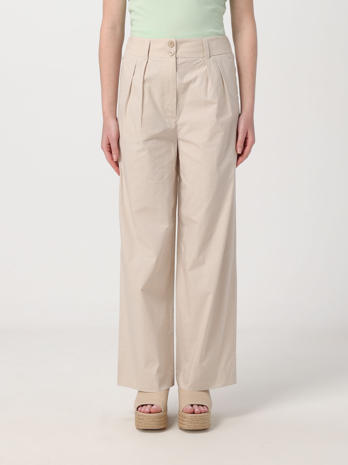 Woolrich Trousers WOOLRICH Woman colour Beige