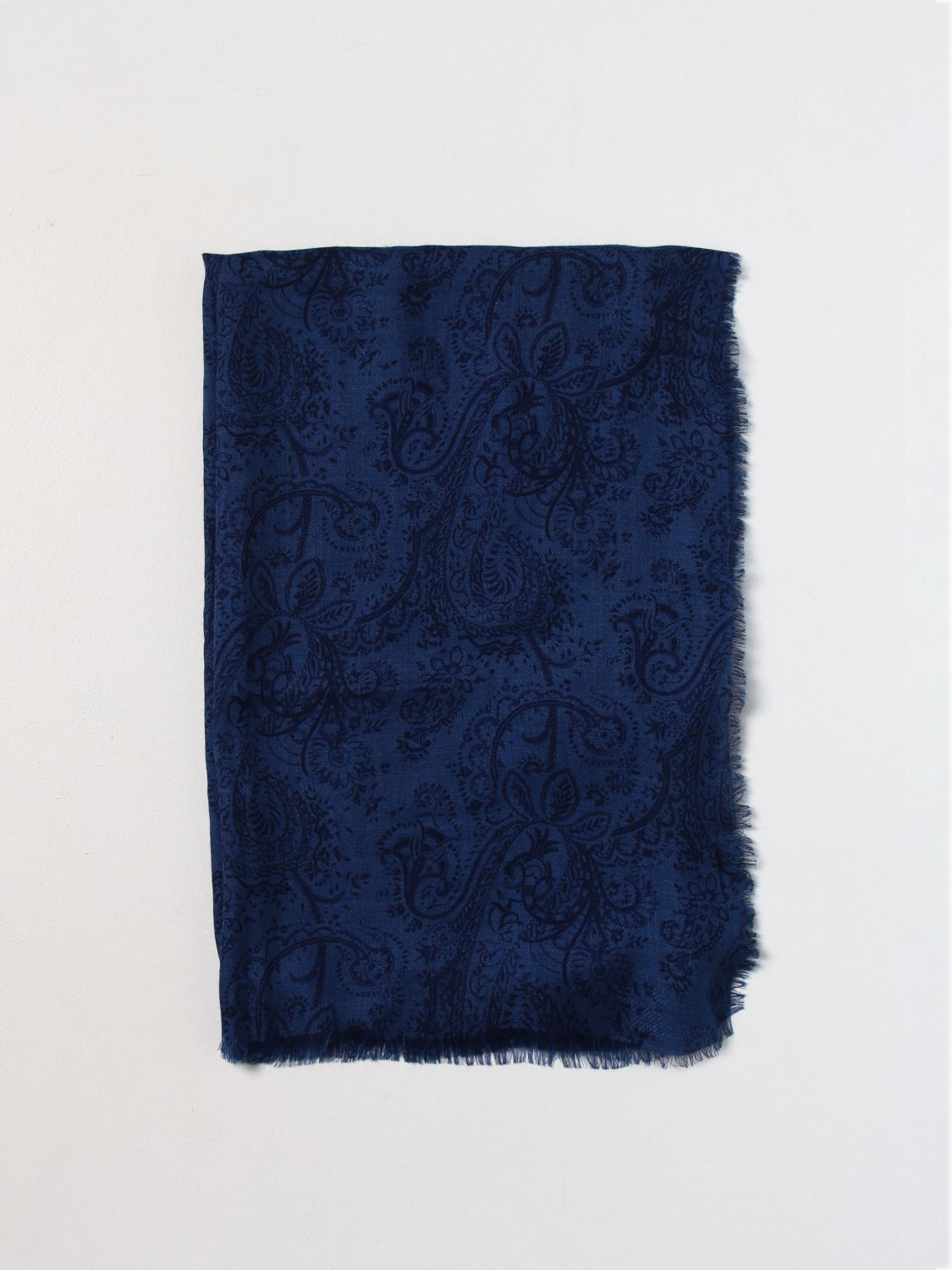 Etro Scarf ETRO Men colour Navy