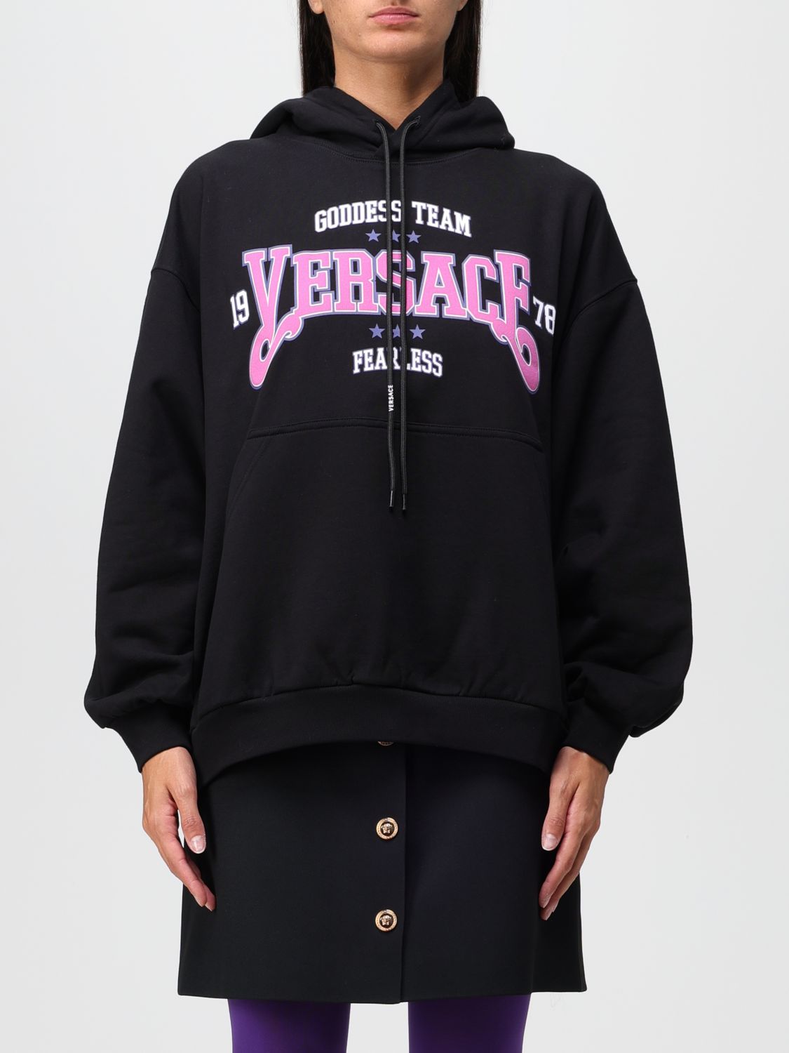 Versace Sweatshirt VERSACE Woman colour Black