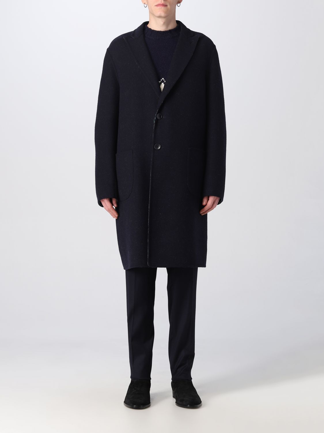 Etro Coat ETRO Men colour Navy