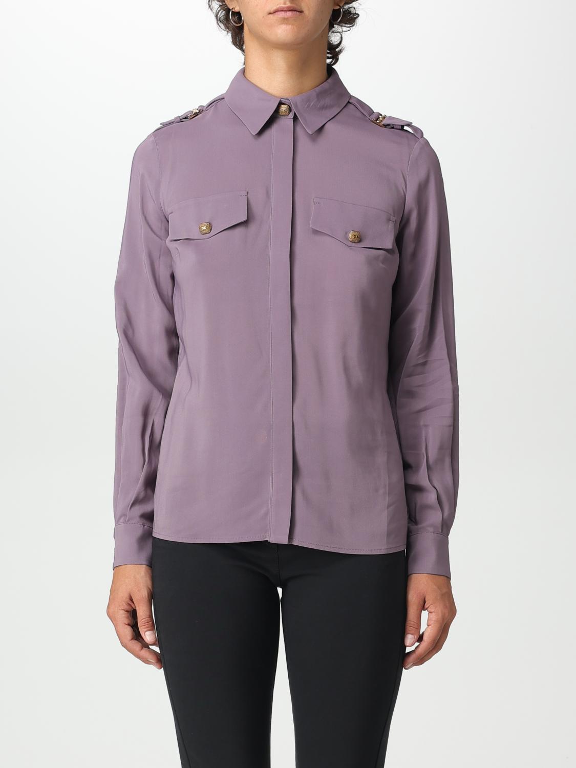 Elisabetta Franchi Shirt ELISABETTA FRANCHI Woman colour Violet