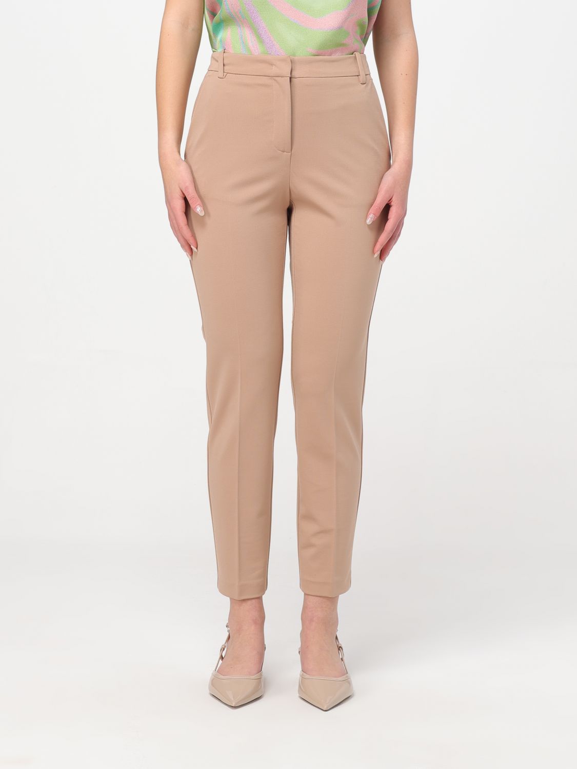 Pinko Trousers PINKO Woman colour Brown