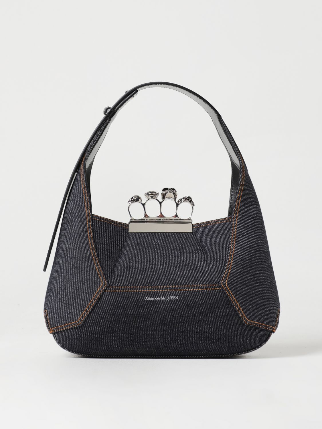 Alexander McQueen Shoulder Bag ALEXANDER MCQUEEN Woman colour Denim