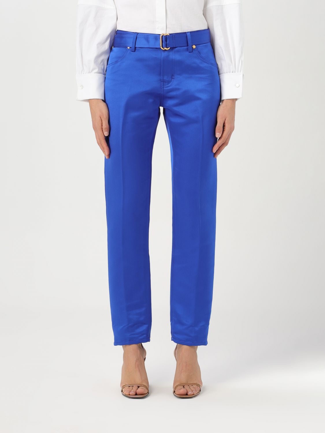 Tom Ford Trousers TOM FORD Woman colour Blue