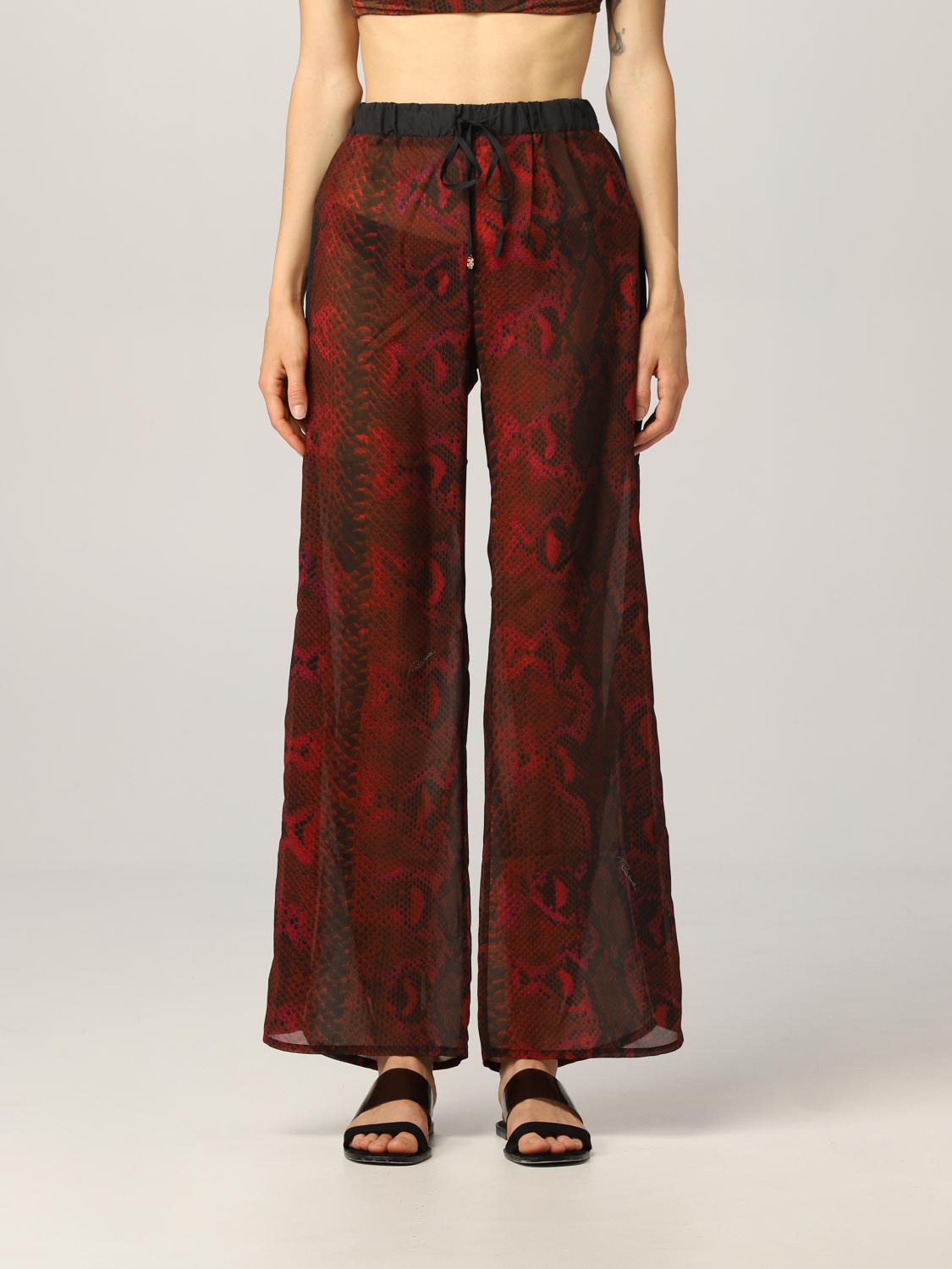 Roberto Cavalli Trousers ROBERTO CAVALLI Woman colour Red