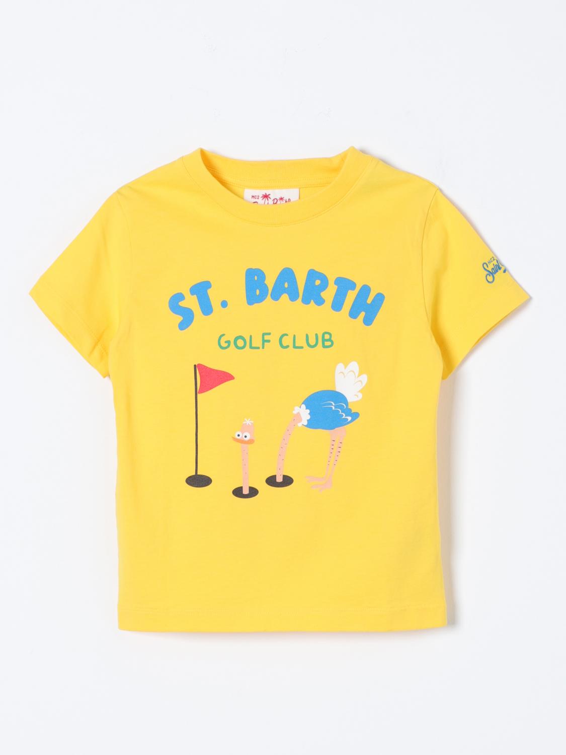 Mc2 Saint Barth T-Shirt MC2 SAINT BARTH Kids color Yellow