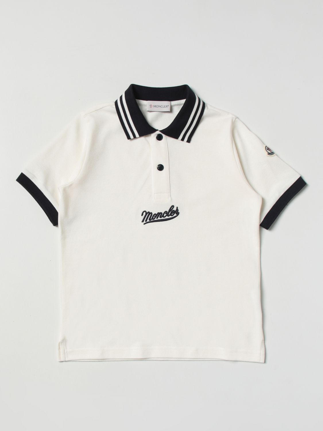 Moncler Polo Shirt MONCLER Kids colour White