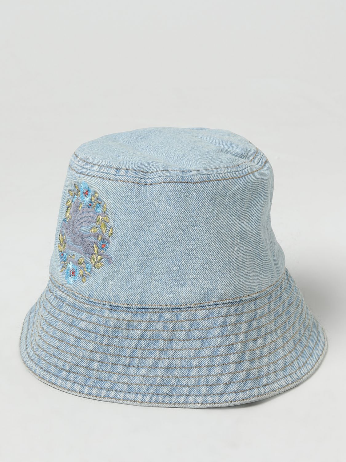 Etro Hat ETRO Woman colour Denim