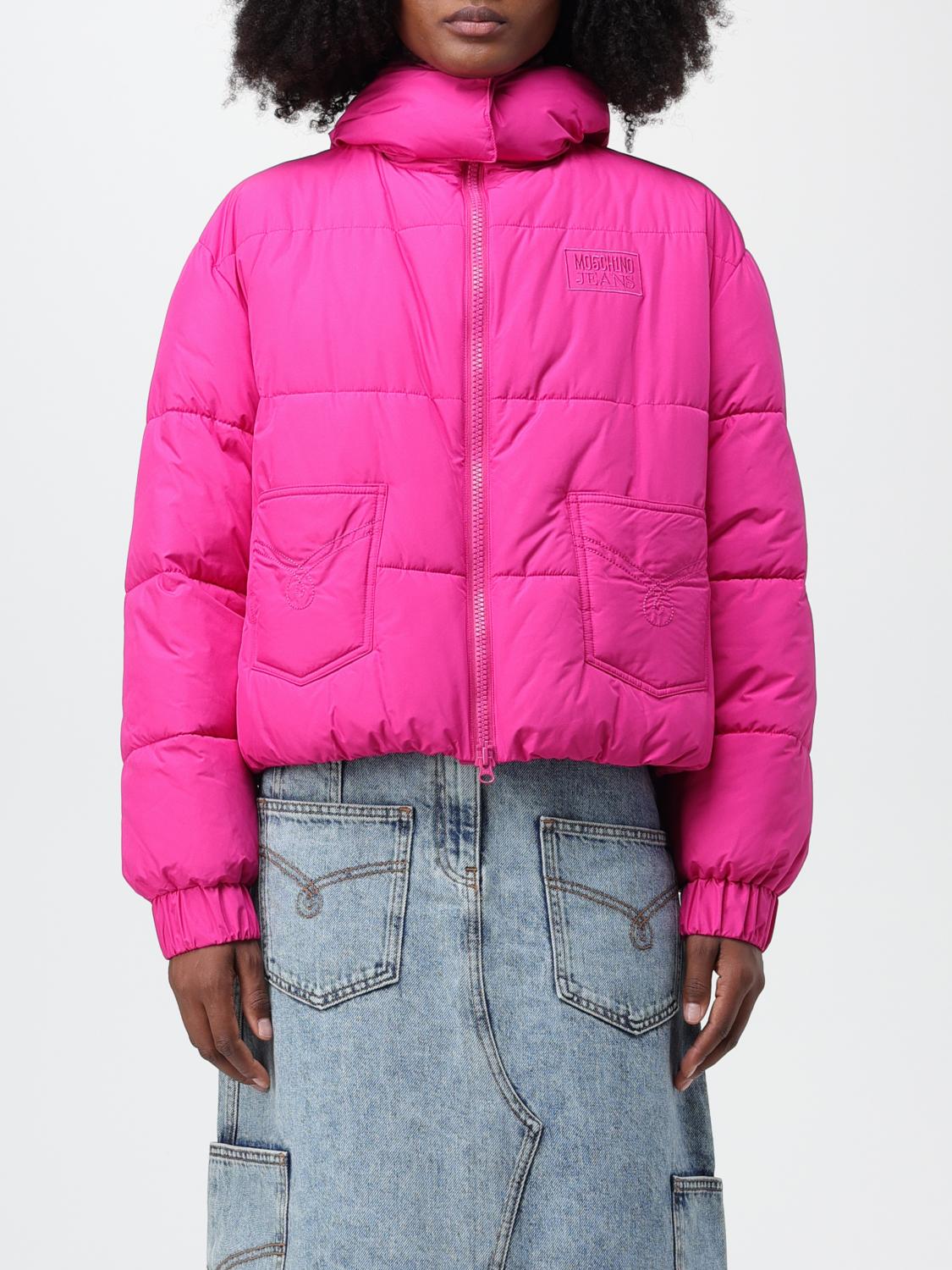 Moschino Jeans Jacket MOSCHINO JEANS Woman colour Fuchsia