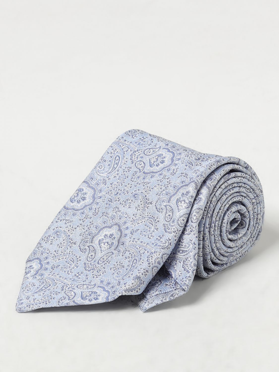 Etro Tie ETRO Men colour Gnawed Blue