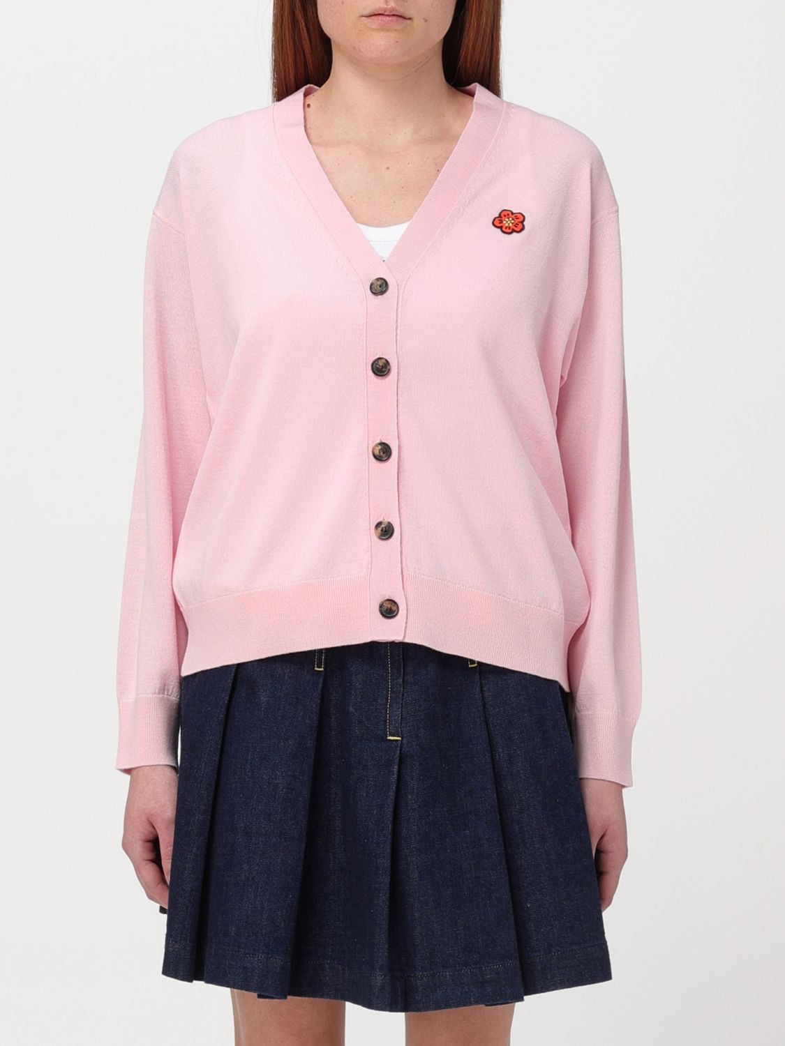 Kenzo Cardigan KENZO Woman colour Pink