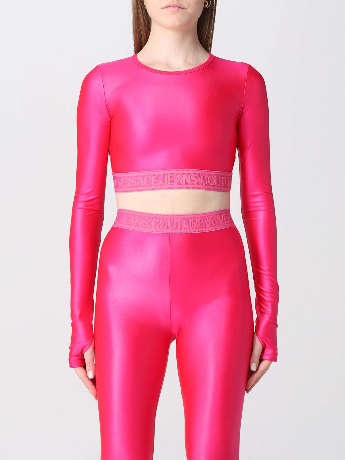 Versace Jeans Couture Top VERSACE JEANS COUTURE Woman colour Fuchsia