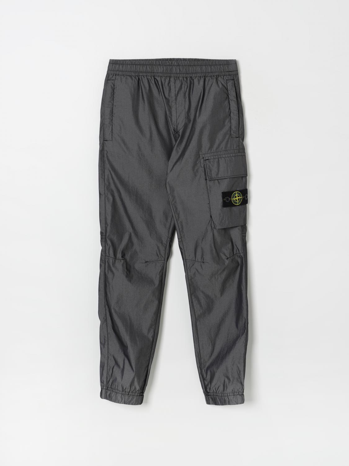 Stone Island Junior Pants STONE ISLAND JUNIOR Kids color Black