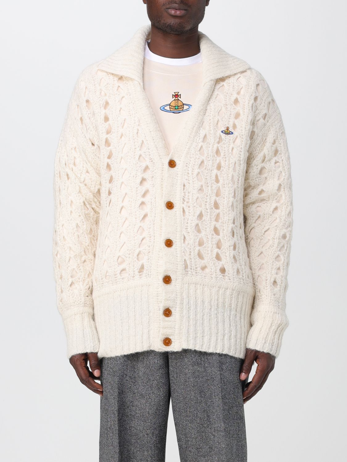 Vivienne Westwood Cardigan VIVIENNE WESTWOOD Men colour White