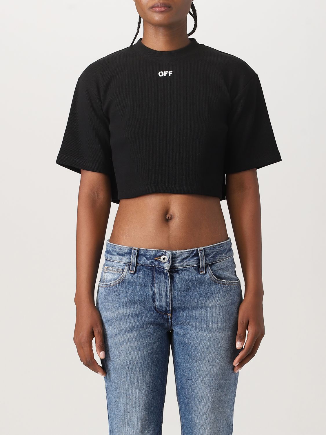 OFF-WHITE T-Shirt OFF-WHITE Woman colour Black