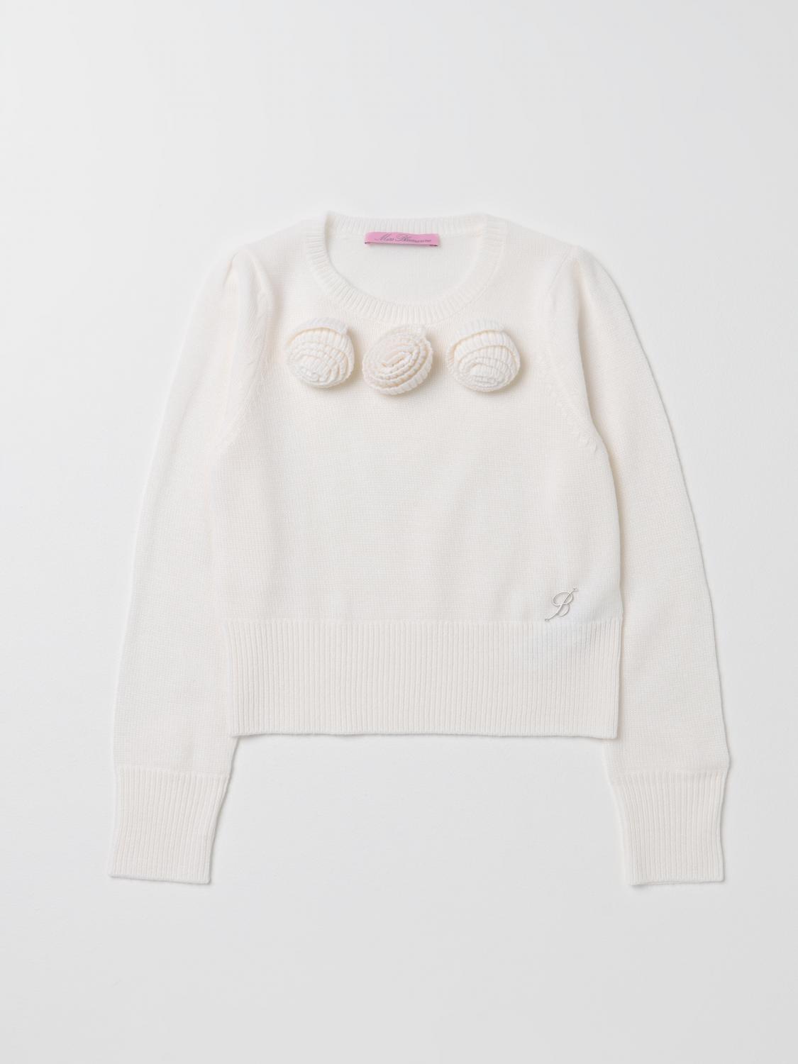 Miss Blumarine Jumper MISS BLUMARINE Kids colour White