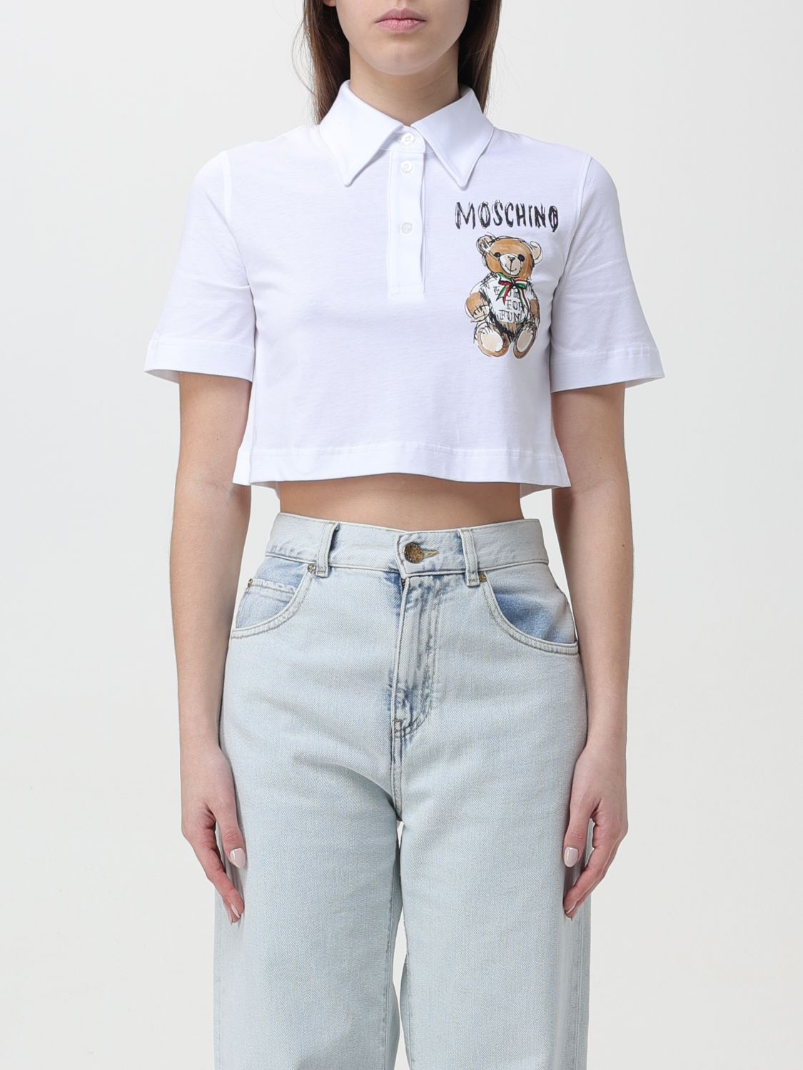 Moschino Couture Polo Shirt MOSCHINO COUTURE Woman colour White