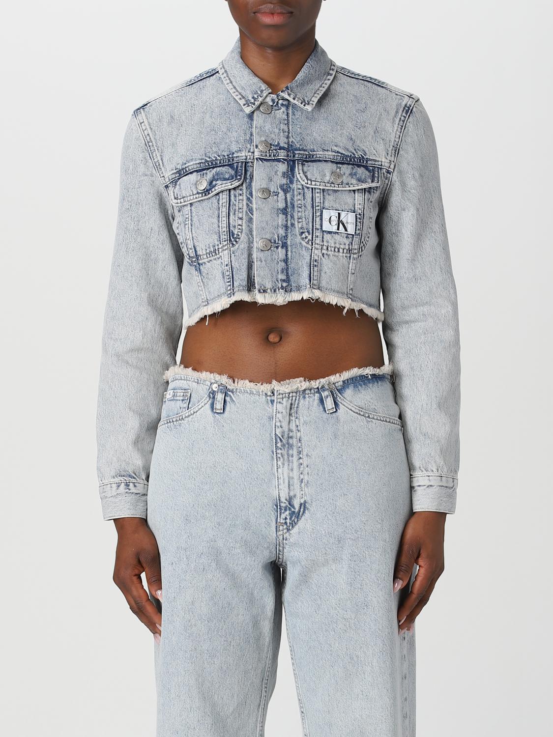 Ck Jeans Jacket CK JEANS Woman colour Denim