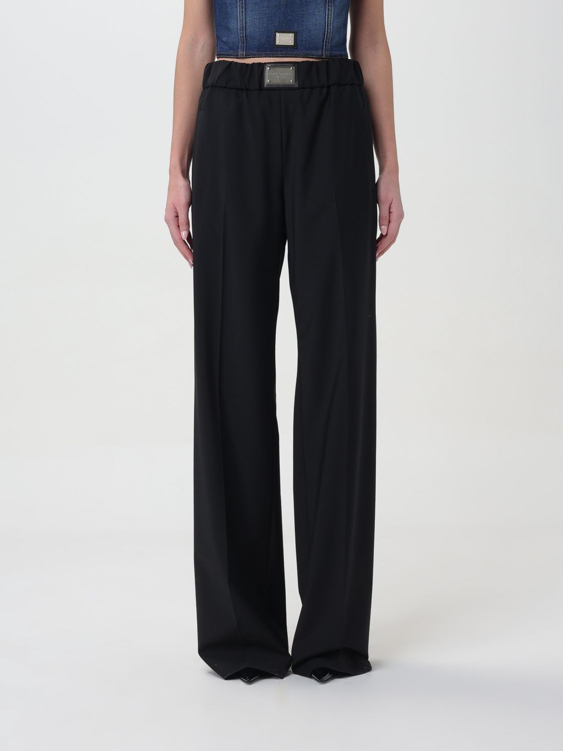 Dolce & Gabbana Trousers DOLCE & GABBANA Woman colour Black