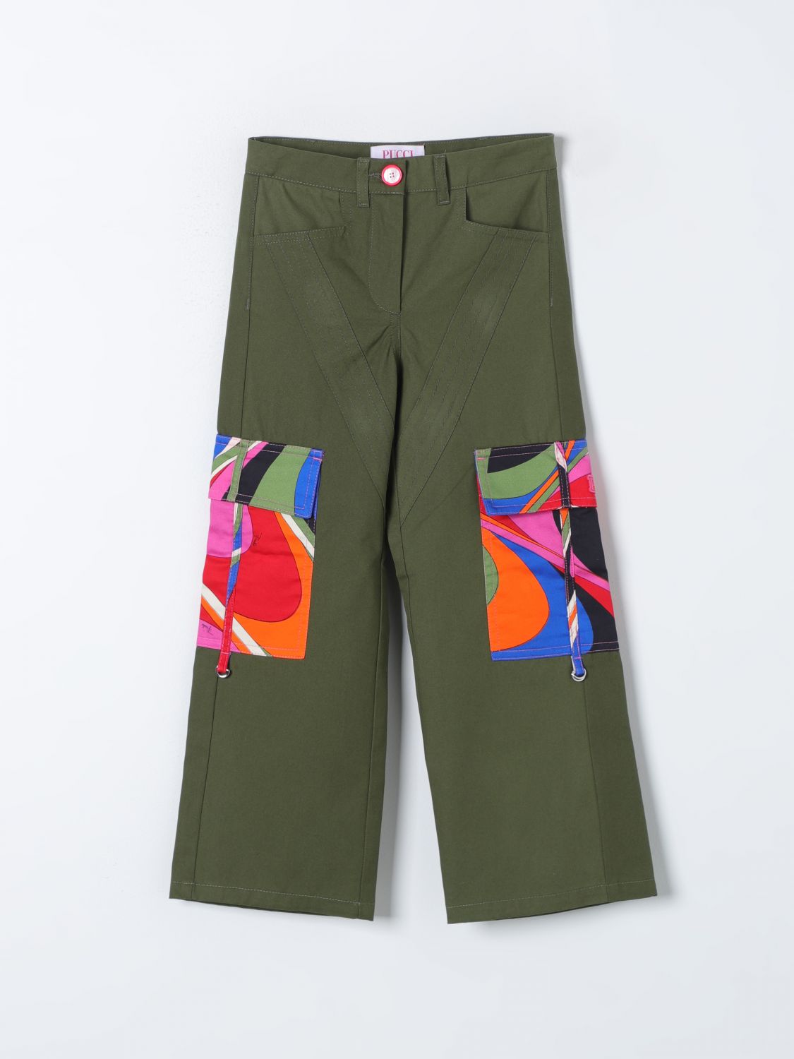 Emilio Pucci Junior Trousers EMILIO PUCCI JUNIOR Kids colour Green