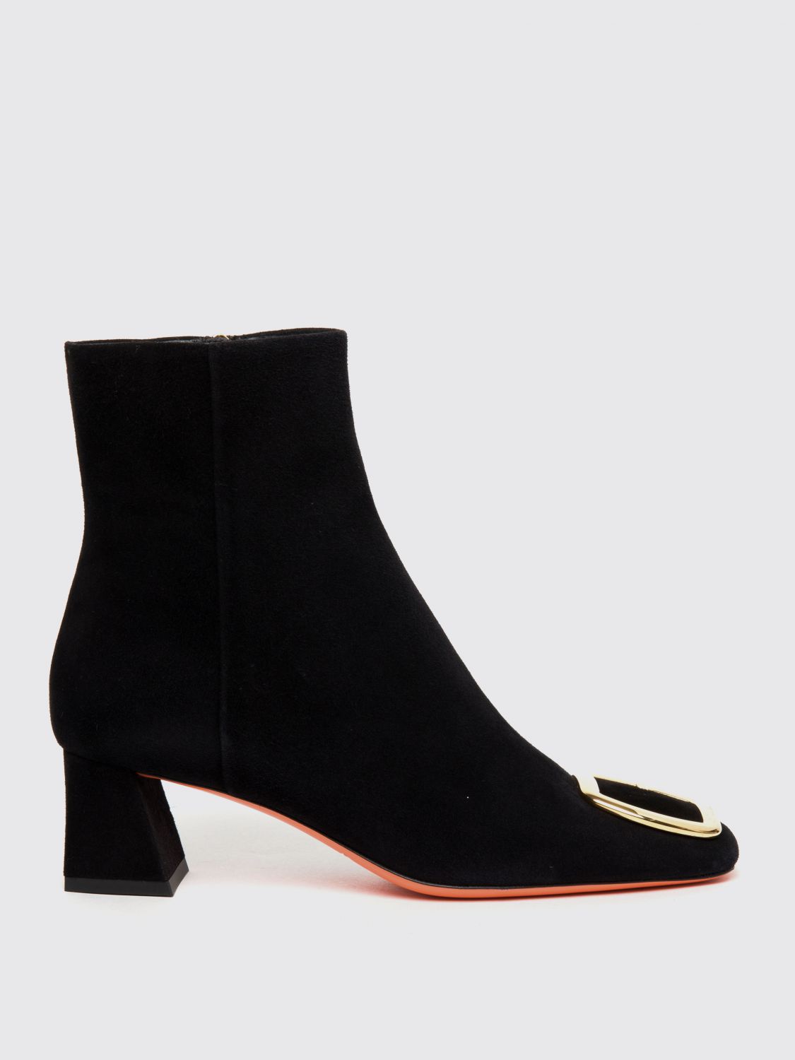 Santoni Flat Ankle Boots SANTONI Woman colour Black