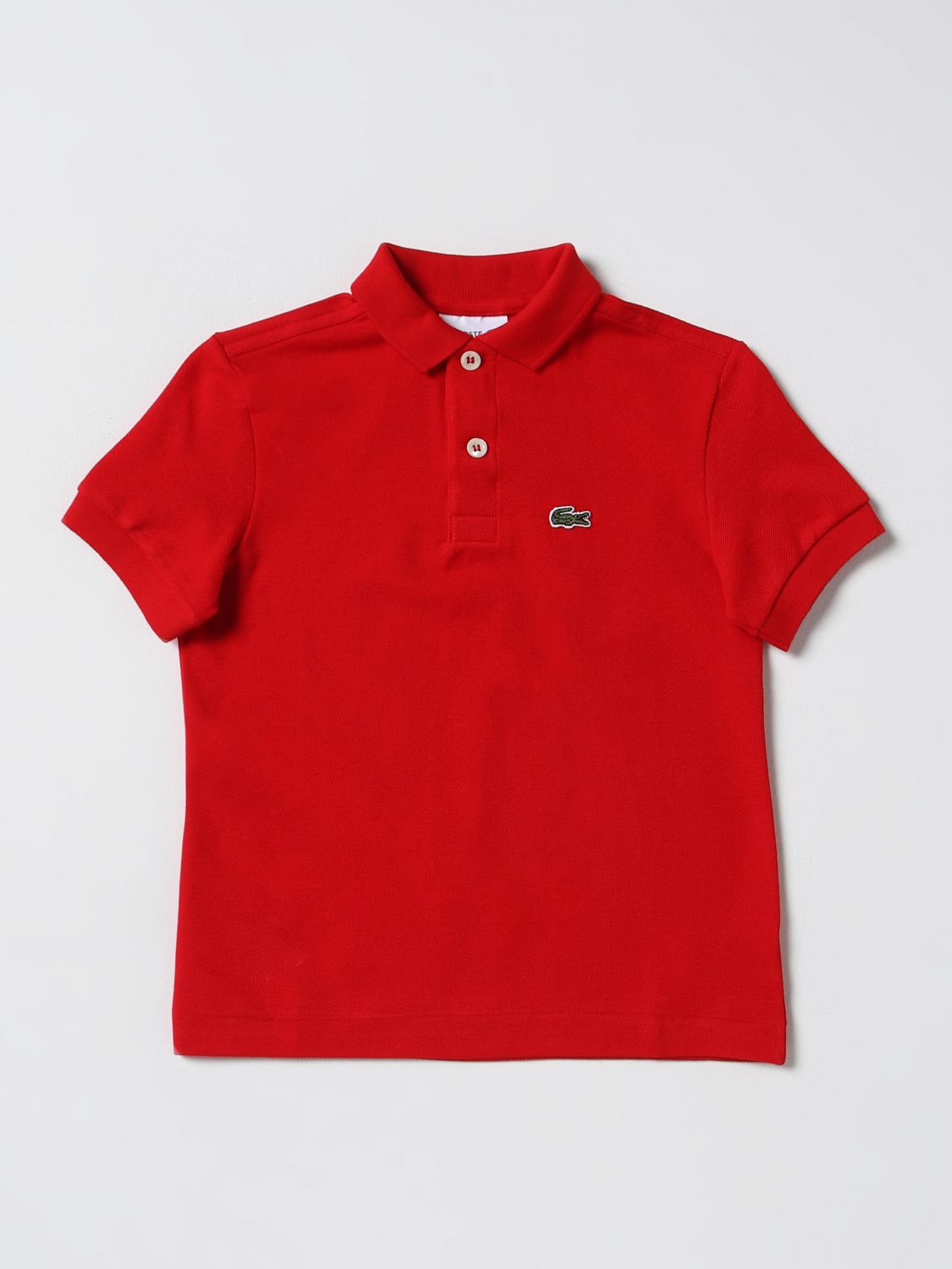Lacoste Polo Shirt LACOSTE Kids colour Red